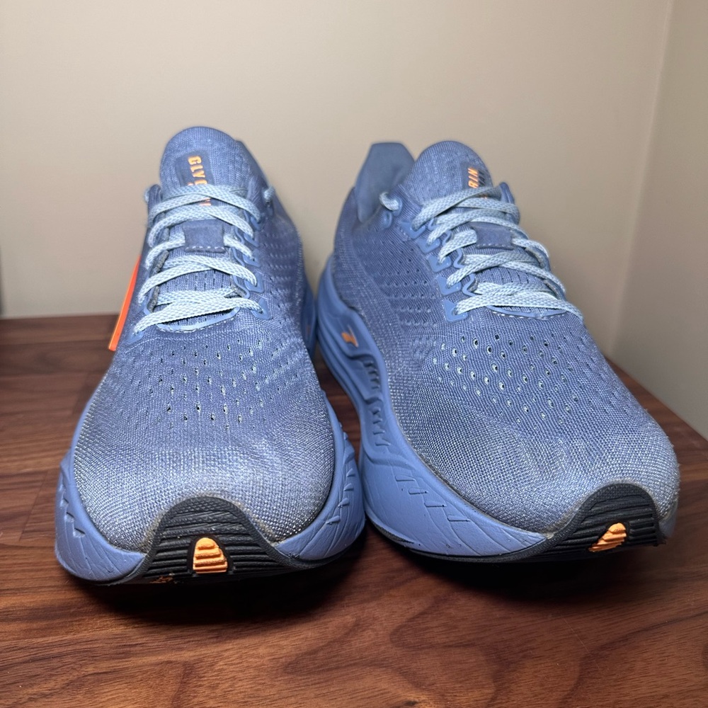 Brooks Blue and Orange Athletic Shoes - Picture 2 of 7